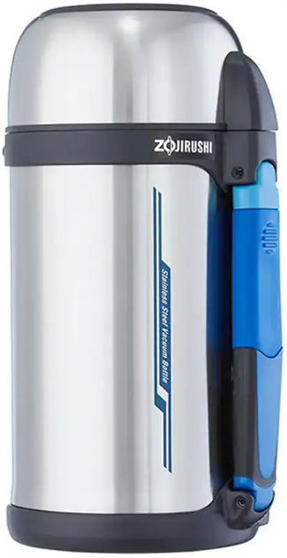 Термос туристичний ZOJIRUSHI SF-CС15XA 1.5 л (складана ручка+ремінець) Сталевий - Фото 1 Термос туристичний ZOJIRUSHI SF-CС15XA 1.5 л (складана ручка+ремінець) Сталевий - зображення 1