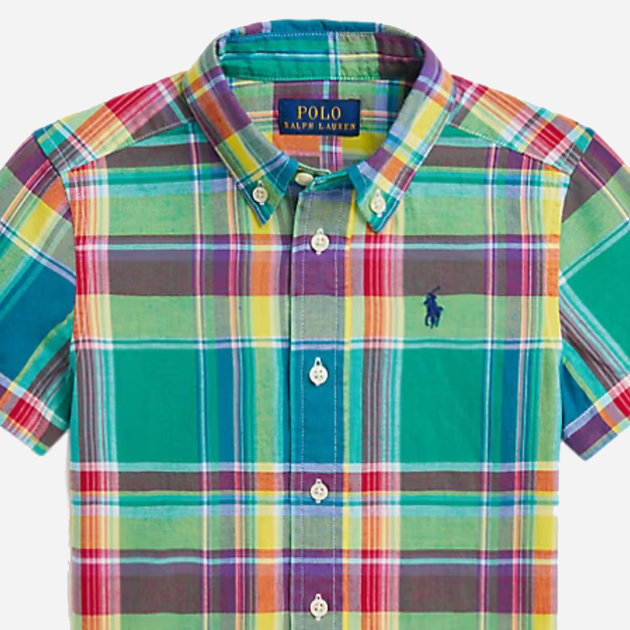 Дитяча сорочка в клітинку для хлопчика Ralph Lauren 527193772 122 см Різнокольорова (1159821648) - Фото 3 Дитяча сорочка в клітинку для хлопчика Ralph Lauren 527193772 122 см Різнокольорова (1159821648) - зображення 3