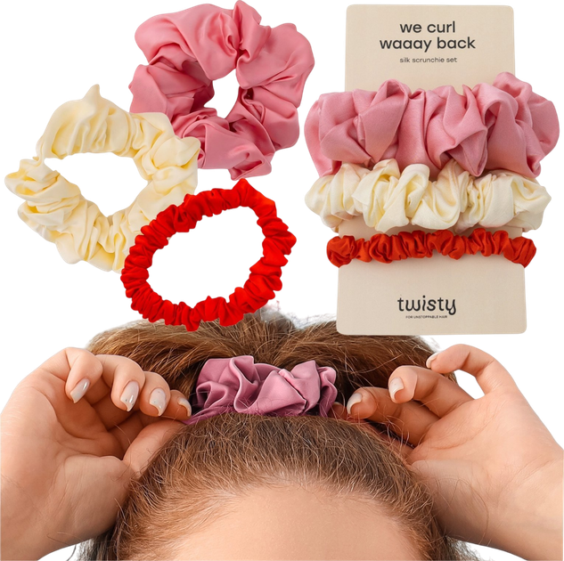 Резинки для волосся Twisty We Curl Waaay Back 3 шт (5905054101640) - зображення 5