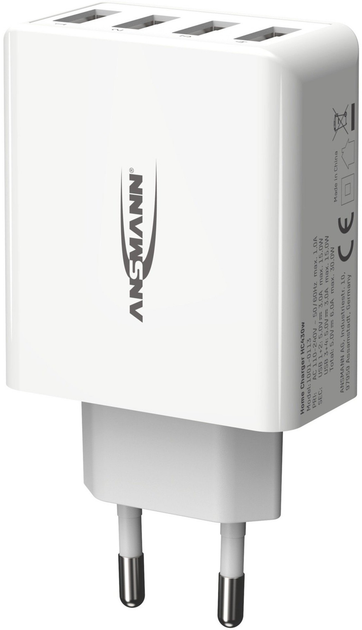 Зарядний пристрій Ansmann Home Charger HC430 White (4013674176694) - зображення 2