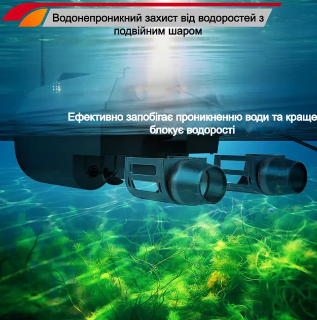 Кораблик для риболовлі Flytec V030 GPS з ехолотом акумулятор 20000 мАг - зображення 8