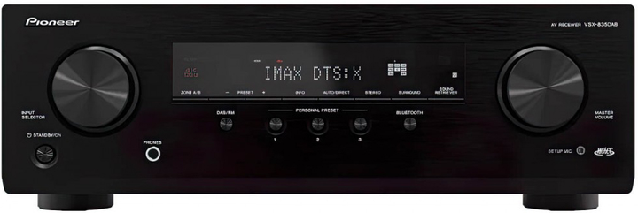 Odbiornik AV Pioneer VSX-835 7.2 Ch Black (VSX835DABBMMP) - obraz 2