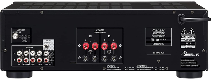  AV-ресивер Pioneer SX-10AE 45 W 4.1 Black (SX10AEBMMP) - зображення 2