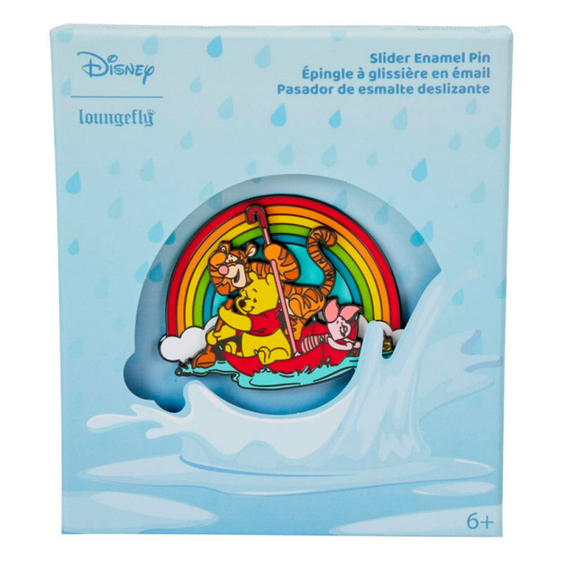 Значок Loungefly Disney Winnie the Pooh Rainy Day (671803478312) - зображення 1