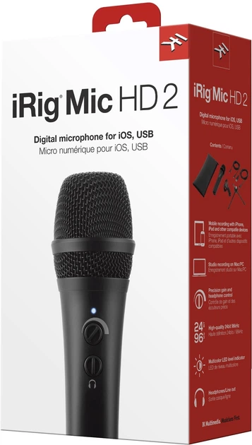 Мікрофон IK Multimedia iRig Mic HD 2 (IP-IRIG-MICHD2-IN) - зображення 5