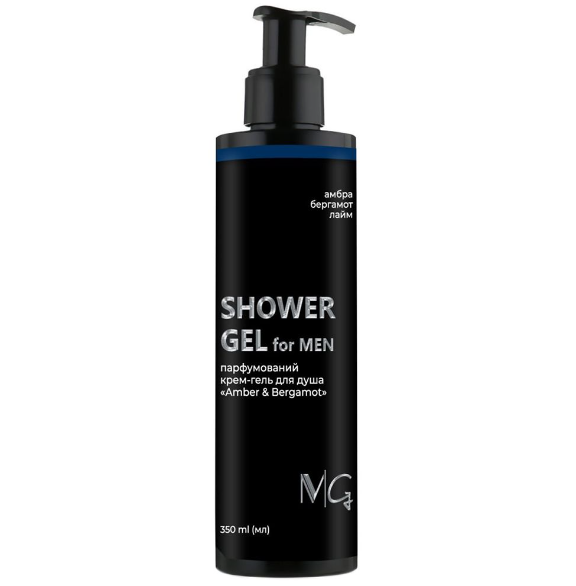 Крем-гель для душа мужской парфюмированный Amber & Bergamot MG Shower Gel 350 мл - Фото 1 Крем-гель для душа мужской парфюмированный Amber & Bergamot MG Shower Gel 350 мл - изображение 1
