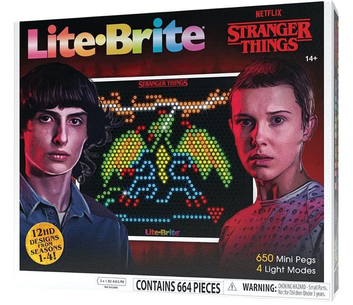 Gra planszowa Basic Fun Stranger Things Lite Brite (885561022957) - obraz 1