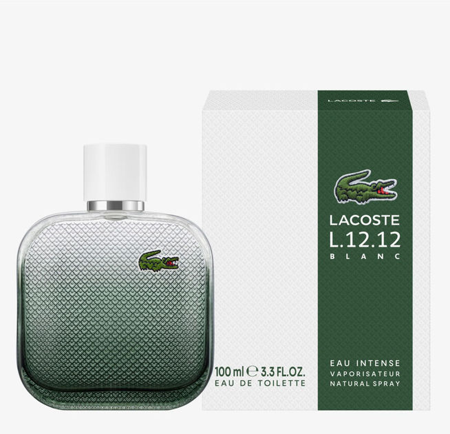 Туалетна вода для чоловіків Lacoste L.12.12 Blanc Eau Intense 100 мл (3386460149150) - зображення 2