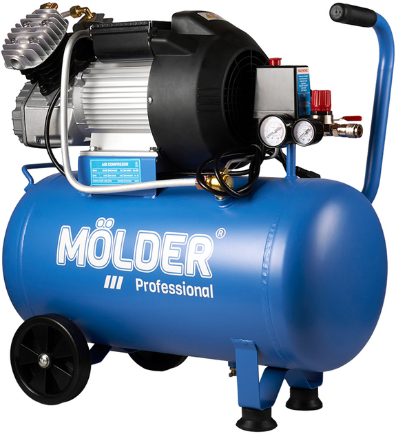 Компрессор воздушный Molder с ресивером 50 л, 356 л/мин, 2200Вт, прямой привод (MA31510) - изображение 1