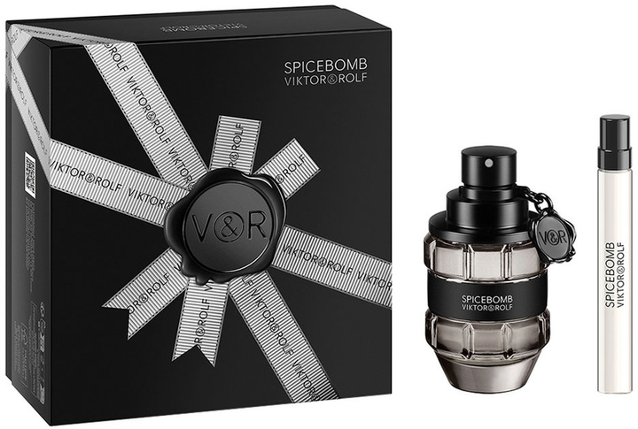 Zestaw męski Viktor & Rolf Spicebomb Woda toaletowa 50 ml + Miniaturka Woda toaletowa 10 ml (3614274078114) - obraz 1