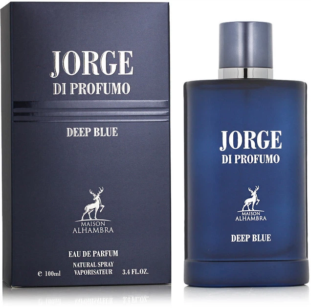 Парфумована вода для чоловіків Maison Alhambra Jorge di Profumo Deep Blue 100 мл (9999901484570) - зображення 3
