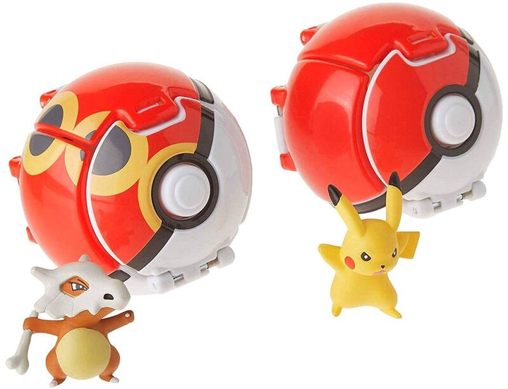 Zestaw figurek Tomy Pokemon Pokeball Pikachu + Cubone (0053941186357) - obraz 2