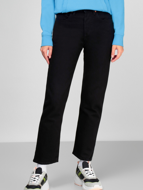 Джинси Regular Fit жіночі Levi's 501 Crop 36200-0085 32-30 Чорні (5401105682422) - зображення 1
