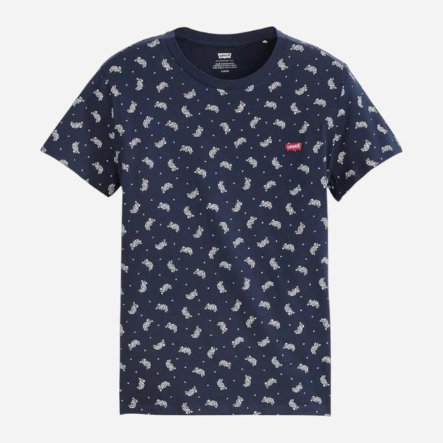 Футболка бавовняна жіноча Levi's The Perfect 39185-0327 M Темно-синя (5401157434437) - зображення 5