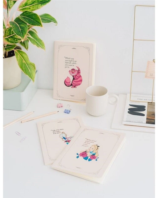 Набір блокнотів Grupo Erik Disney Аліса в країні Чарів 14.8 х 21 см 32 аркуша x 3 шт (8435497287627) - зображення 3