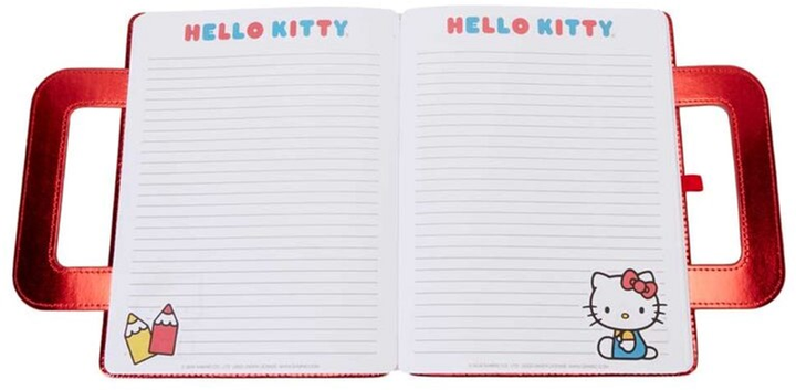 Notatnik Loungefly Hello Kitty 50th Anniversary Classic Lunchbox w linie (671803490659) - obraz 5