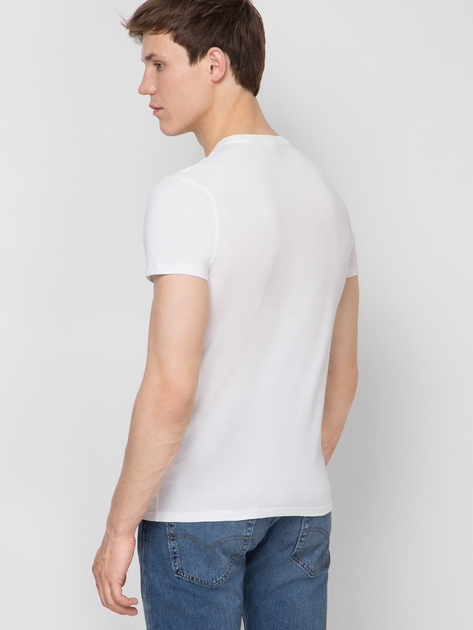 Zestaw koszulek męskich 2 szt Levi's Slim Crewneck 79541-0000 M Biały (5400816411055) - obraz 3