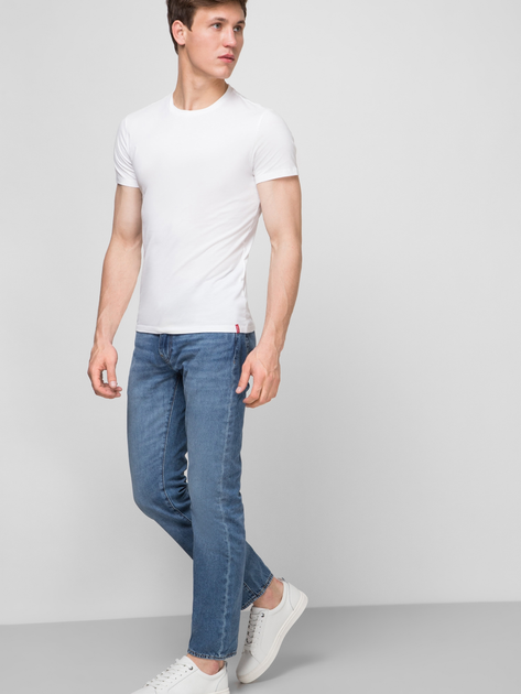 Zestaw koszulek męskich 2 szt Levi's Slim Crewneck 79541-0000 XL Biały (5400816578574) - obraz 4