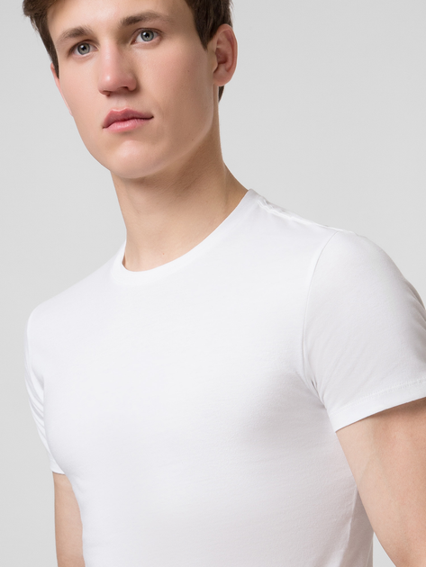 Zestaw koszulek męskich 2 szt Levi's Slim Crewneck 79541-0000 L Biały (5400816578550) - obraz 5