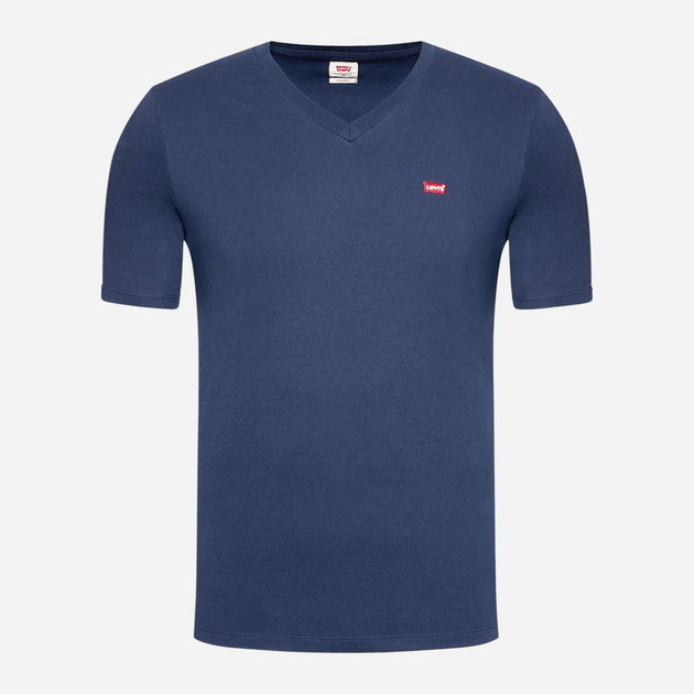 Футболка бавовняна чоловіча Levi's Original Hm Vneck 85641-0002 M Темно-синя (5400816647195) - зображення 5