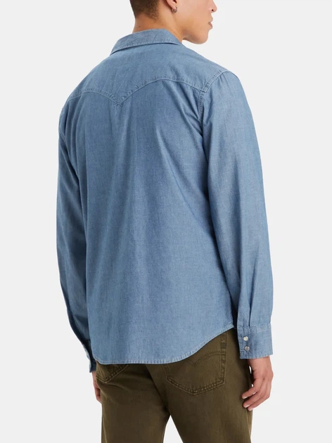 Koszula męska jeansowa Levi's Classic Western 85745-0156 S Niebieska (5401128882533) - obraz 2