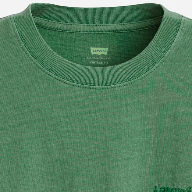Koszulka męska bawełniana Levi's Red Tab Vintage A0637-0109 XL Zielona (5401157520635) - obraz 6
