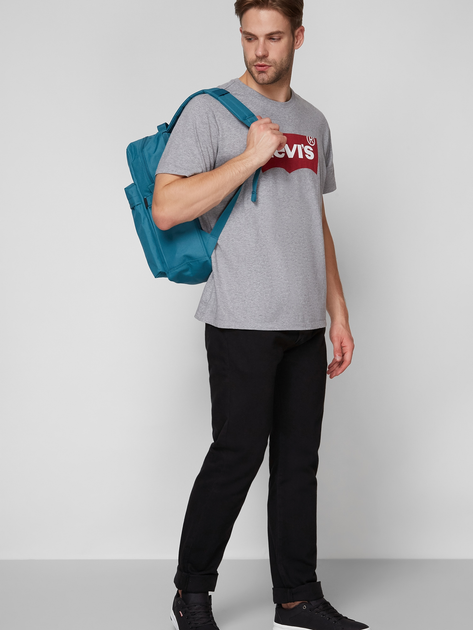 Футболка бавовняна чоловіча Levi's Graphic Setin Neck 17783-0138 2XL Сіра (5415211983274) - зображення 3