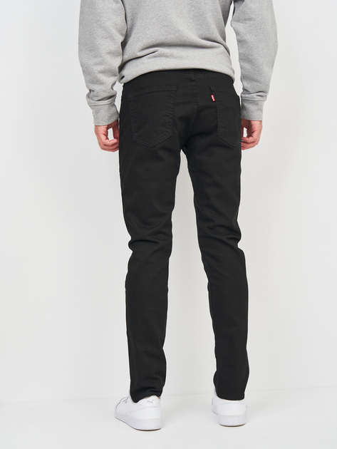 Jeansy męskie slim fit Levi's 512 Slim Taper 28833-0013 32-34 Czarne (5415313478036) - obraz 2