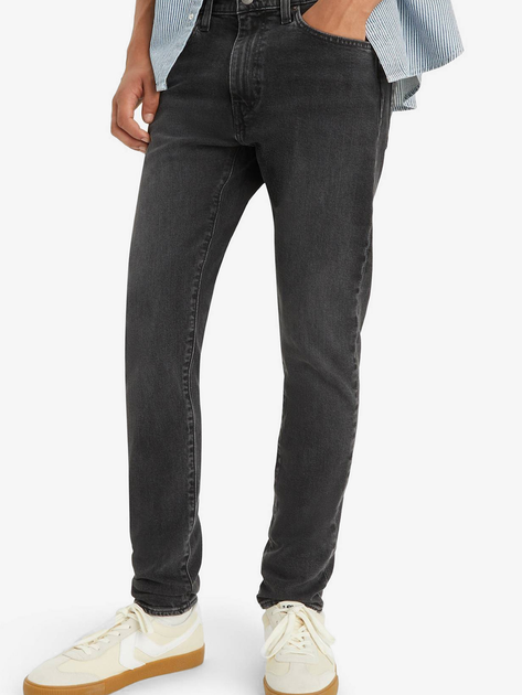 Jeansy męskie slim fit Levi's 512 Slim Taper 28833-1260 32-32 Ciemnoszare (5401128805228) - obraz 1