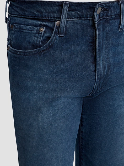 Jeansy męskie slim fit Levi's 512 Slim Taper 28833-1154 34-34 Ciemnoniebieskie (5401105106799) - obraz 3