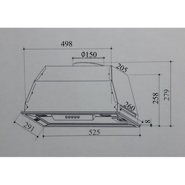 Витяжка INTERLINE SMART BK A/60/T - изображение 2