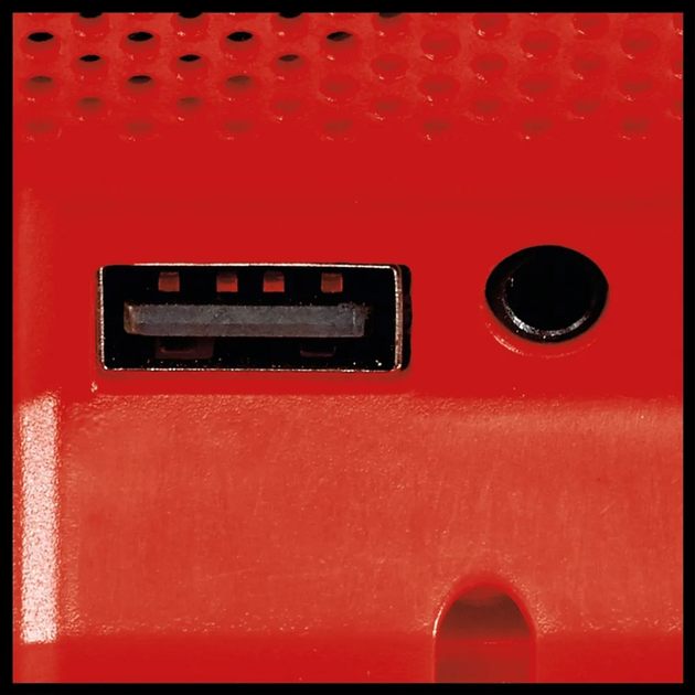Портативна колонка Einhell Power X-Change TC-SR 18 Li Solo Red (4514150) - зображення 4