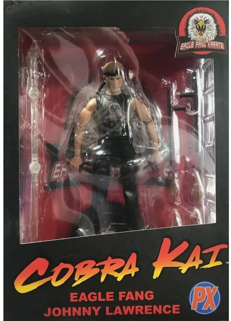 Figurka Diamond Select Toys Cobra Kai Previews Exclusive Johnny Lawrence Eagle z akcesoriami 18 cm (699788845912) - obraz 1