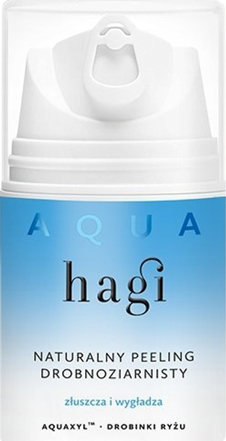 Peeling do twarzy Hagi Aqua Zone naturalny drobnoziarnisty 50 ml (5905910445208) - obraz 1