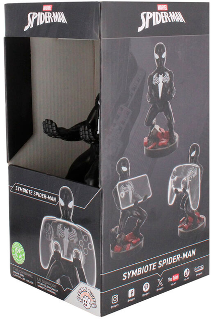 Підставка Marvel Exquisite Gaming Symbiote Spider-Man Cable Guy 21 см (5060525896378) - зображення 2