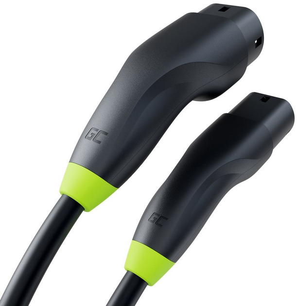 Kabel do ładowania samochodów elektrycznych Green Cell EV Cable Type 2 22 kW 5 m (5904326370333) - obraz 3