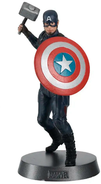 Фігурка Eaglemoss Hero Collector Marvel Avengers Heavyweights Captain America масштаб 1:18 з металевою коробочкою 12 см (5059072009737) - зображення 2