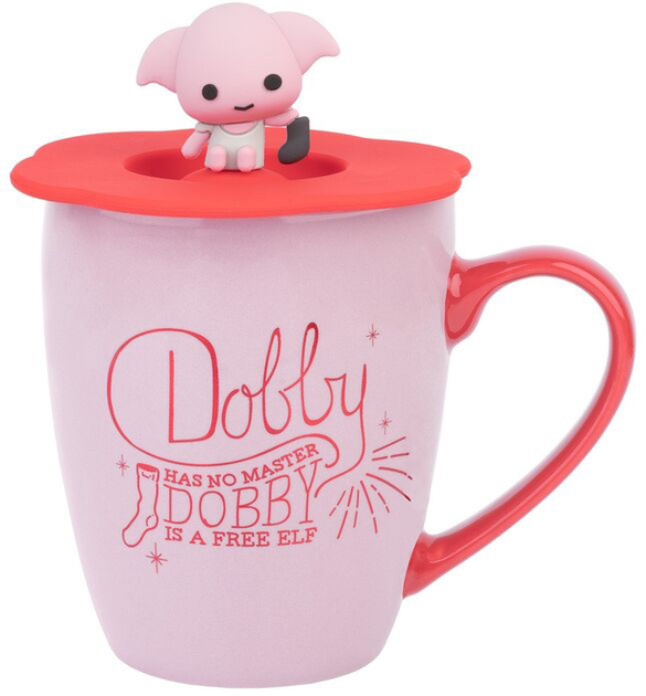 Filiżanka Grupo Erik Harry Potter Dobby z pokrywką 350 ml (8435497297664) - obraz 1