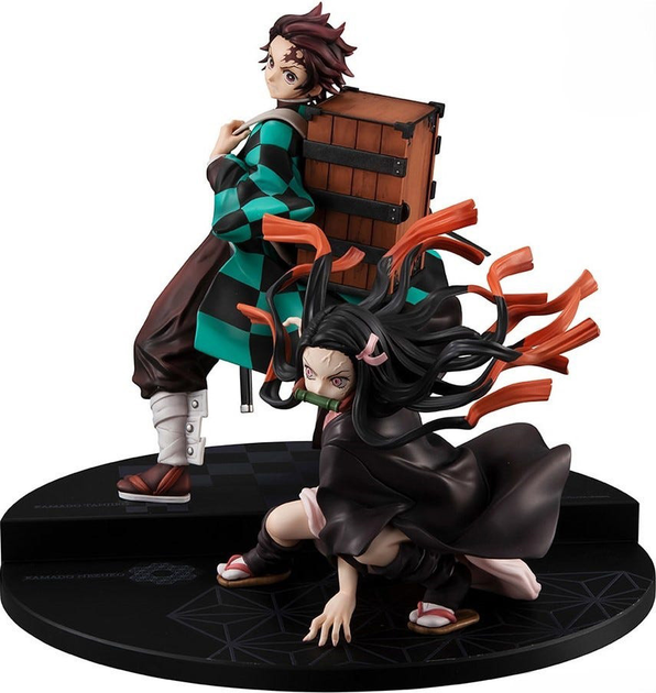 Zestaw figurek Megahouse Demon Slayer Kimetsu no Yaiba Precious G.E.M. Kamado Tanjiro 17 cm + Nezuko 13 cm (4535123831157) - obraz 1