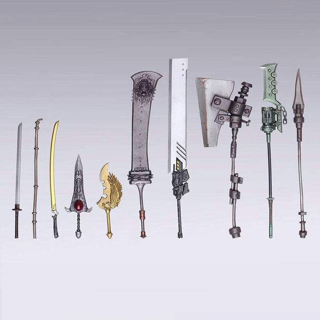 Zestaw akcesoriów Square-Enix Bring Arts Weapon Collection 10 szt (4988601341721) - obraz 2