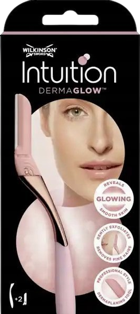 Станок для бриття обличчя Wilkinson Intuition Dermaglow + 2 змінні леза (4027800219605) - зображення 1