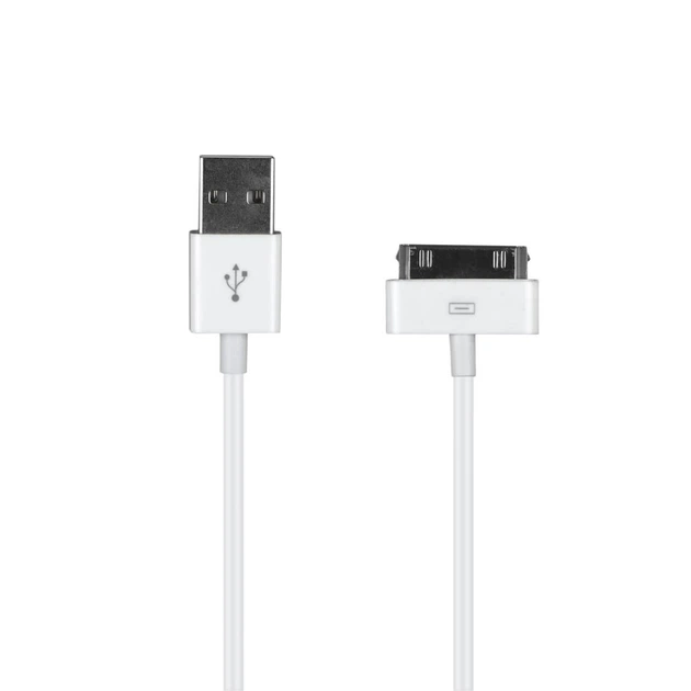 Кабель USB Iphone 30-pin для iPhone 3/ iPhone 4/ iPhone 4S; планшетов Apple iPad, iPad 2, iPad 3 - Фото 1 Кабель USB Iphone 30-pin для iPhone 3/ iPhone 4/ iPhone 4S; планшетов Apple iPad, iPad 2, iPad 3 - изображение 1