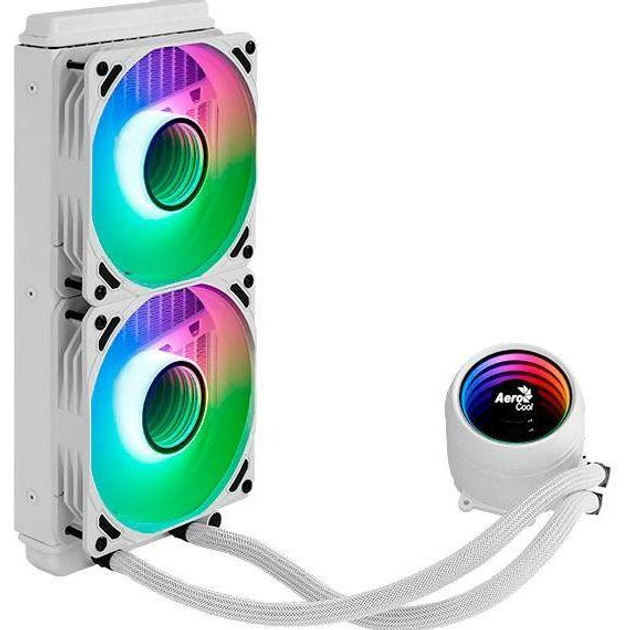 Система рідинного охолодження AeroCool Mirage L240 WH (ACLA-MR24127.73) - изображение 1