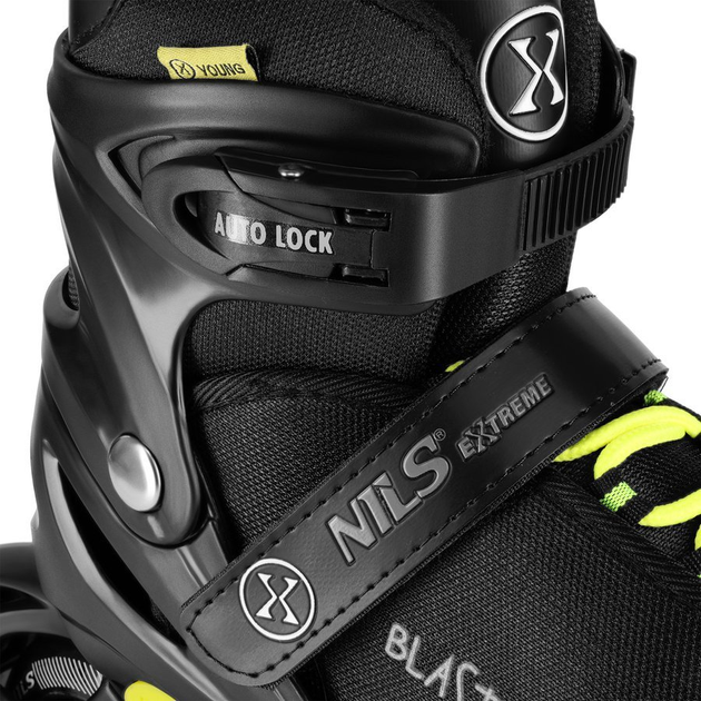 Rolki Nils Extreme Blaster NA18168A 31-34 S Czarne (5907695557084) - obraz 5