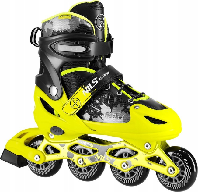 Rolki Nils Extreme Rocko NA18137A 35-38 M Żółte (5907695557169) - obraz 2