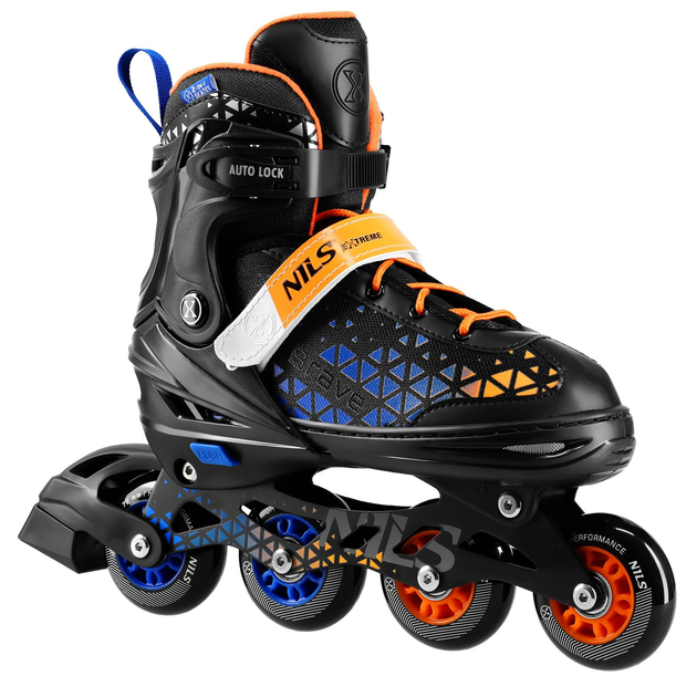 Łyżworolki Nils Extreme Brave 4 w 1 NH18190A 39-43 L Pomarańczowe (5907695556902) - obraz 2