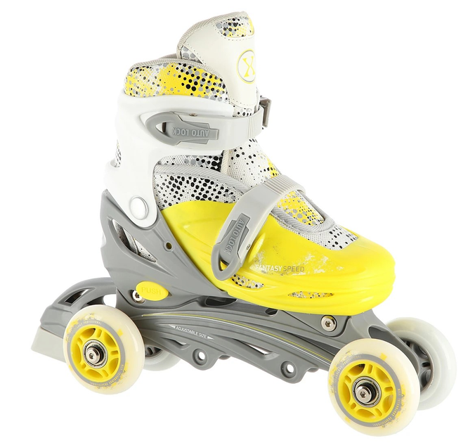 Łyżworolki Nils Extreme 4 w 1 NH18331 31-34 S Limonkowy (5907695596441) - obraz 7
