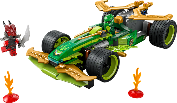 Конструктор LEGO NINJAGO Автомобиль для гонок Ллойда с инерционным двигателем 181 деталь с 7 лет 71828 - Фото 4 Конструктор LEGO NINJAGO Автомобиль для гонок Ллойда с инерционным двигателем 181 деталь с 7 лет 71828 - изображение 4
