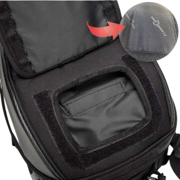 Plecak motocyklowy FreedConn ZC099 37 L Black (5905805890403) - obraz 6