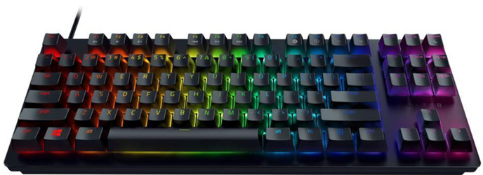 Ігрова клавіатура Razer Huntsman Tournament Edition / Механічна / Red Switch / RGB підсвітка / UKR / Black (RZ03-03080800-R3W1) Б/В - зображення 3